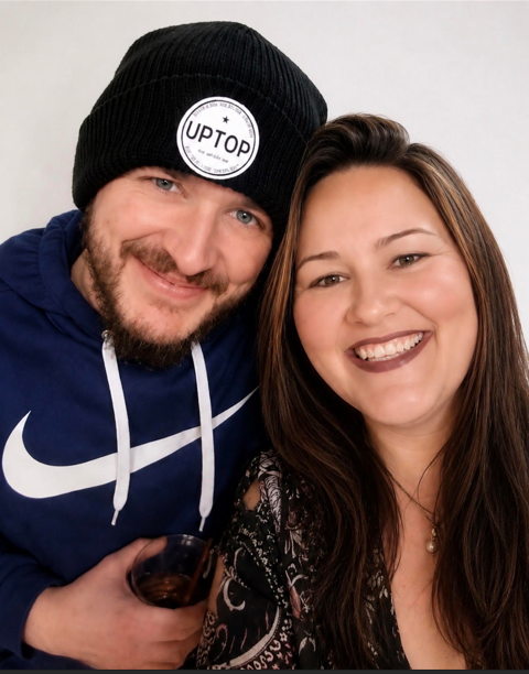 HERowe with her son Aaron “Goose” McArthur, smiling together